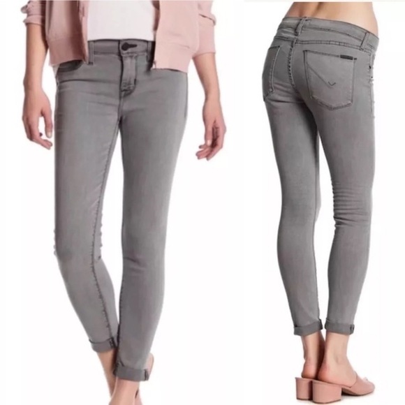 Hudson Crop Harkin Super Skinny With Cuff New With Partial Tag